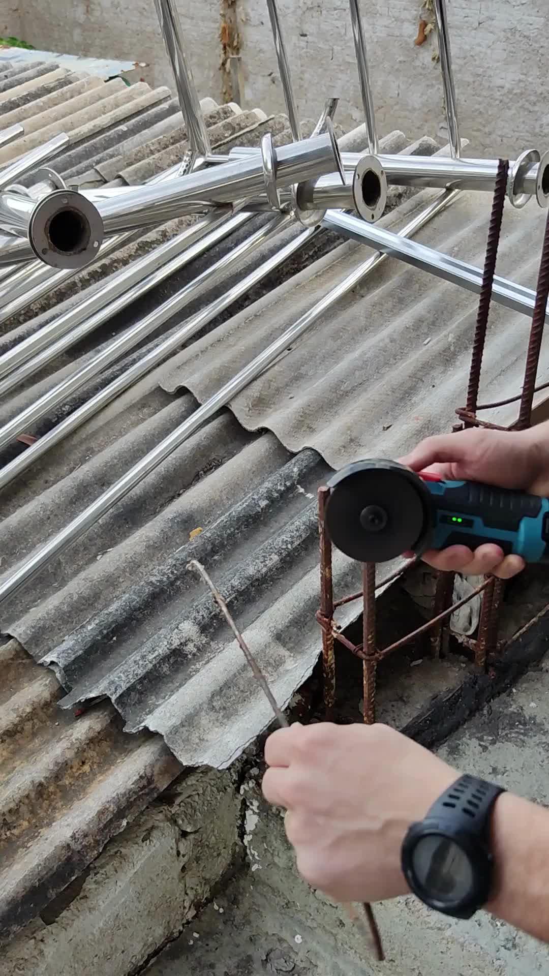 Lixadeira Esmerilhadeira Angular Profissional 2 Baterias