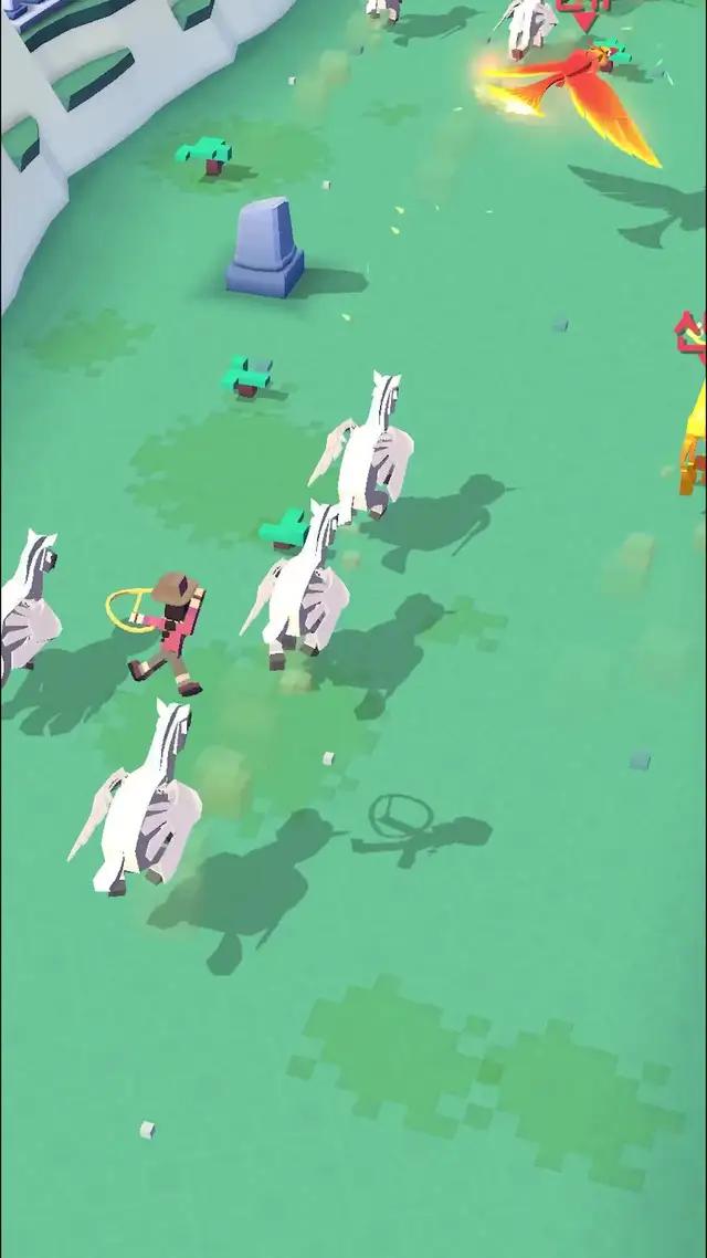 자유롭게 탈 수있는 이국적인 동물들!