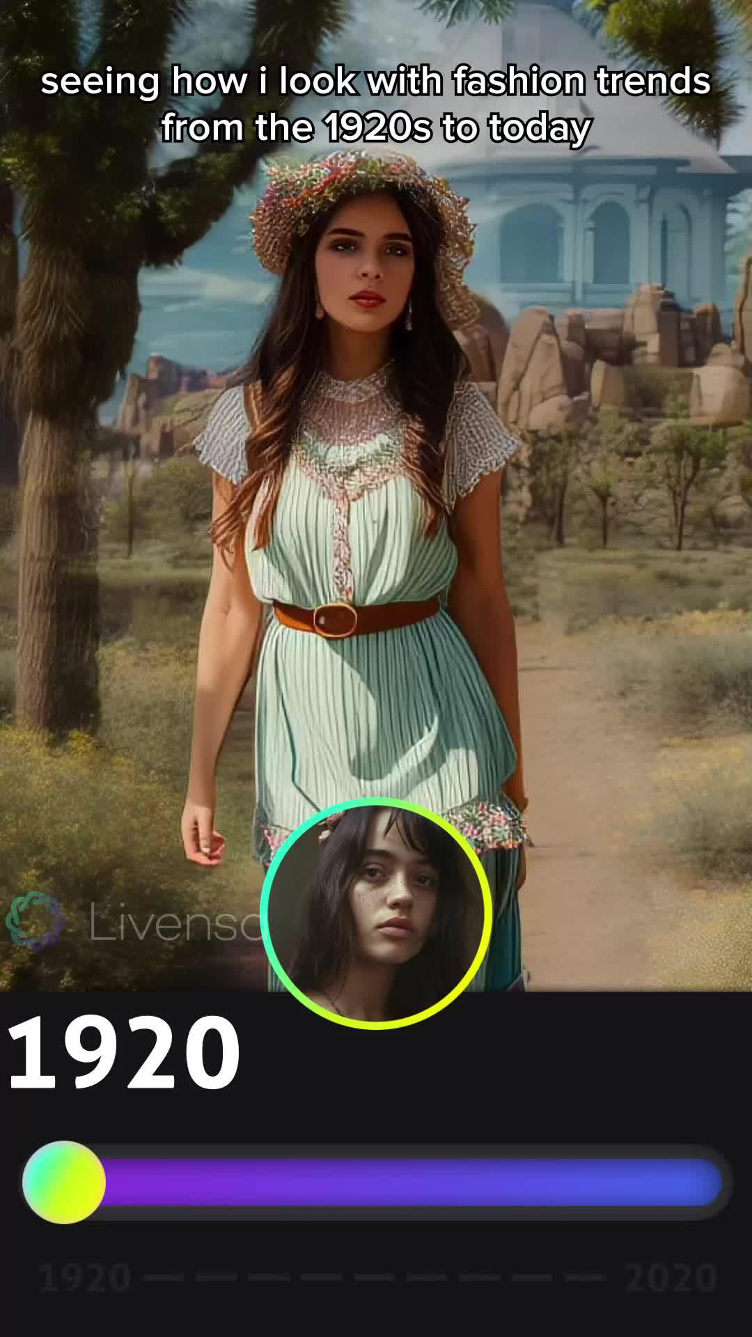 Seeing how i look with fashion trends from the 1920s to today