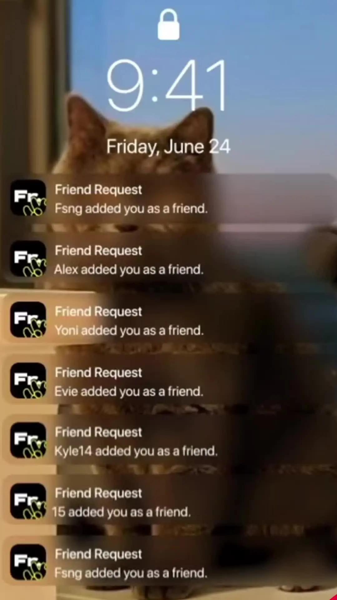 Share your feelings to friends right on their smartphones' Home Screens. 