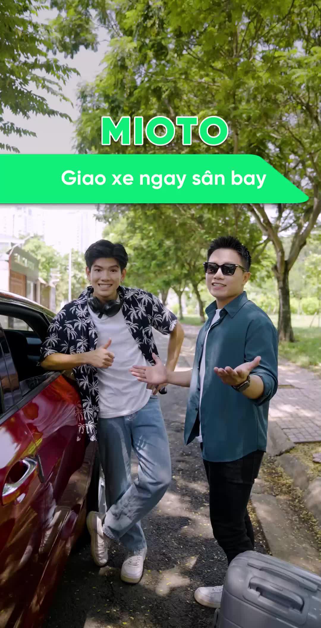 Giao xe sân bay có gì khó, để đó Mioto lo #chothuexetulai #mioto#oto   #TikTokGiaiTri #dulich #sanbay