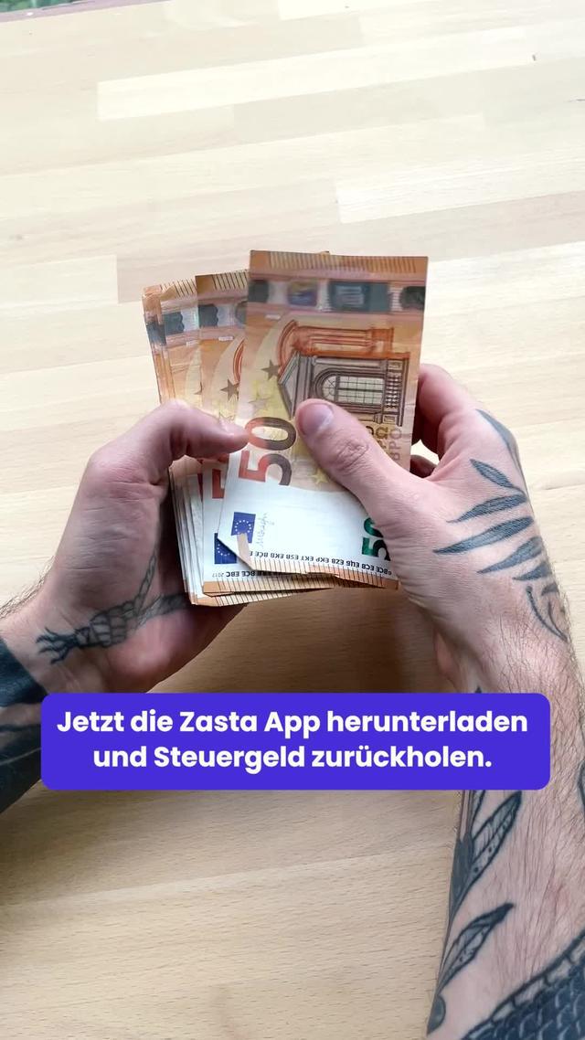 In 3 Minuten über 1.000€ vom Finanzamt. Du brauchst nur deine Steuer-ID von einem deiner Lohnzettel.