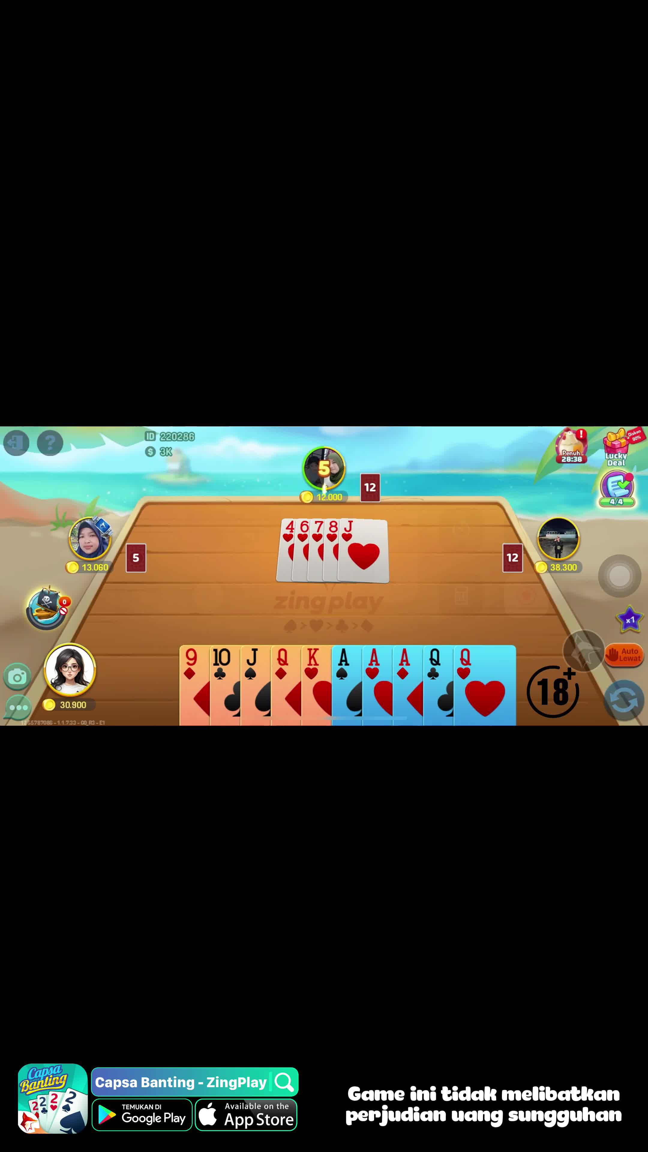 Big 2 Capsa Banting no.1 di Game Mobile