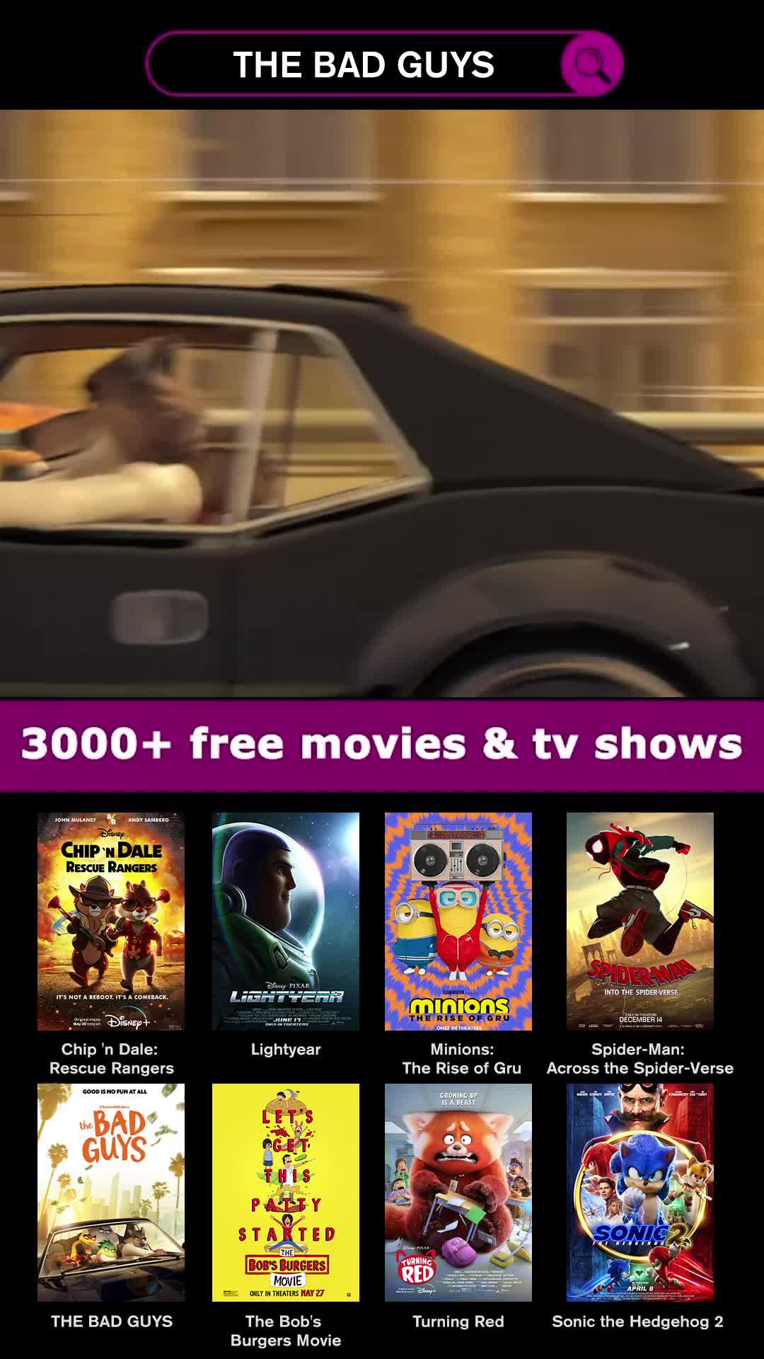 Unlimited movies, TV shows, and anime.