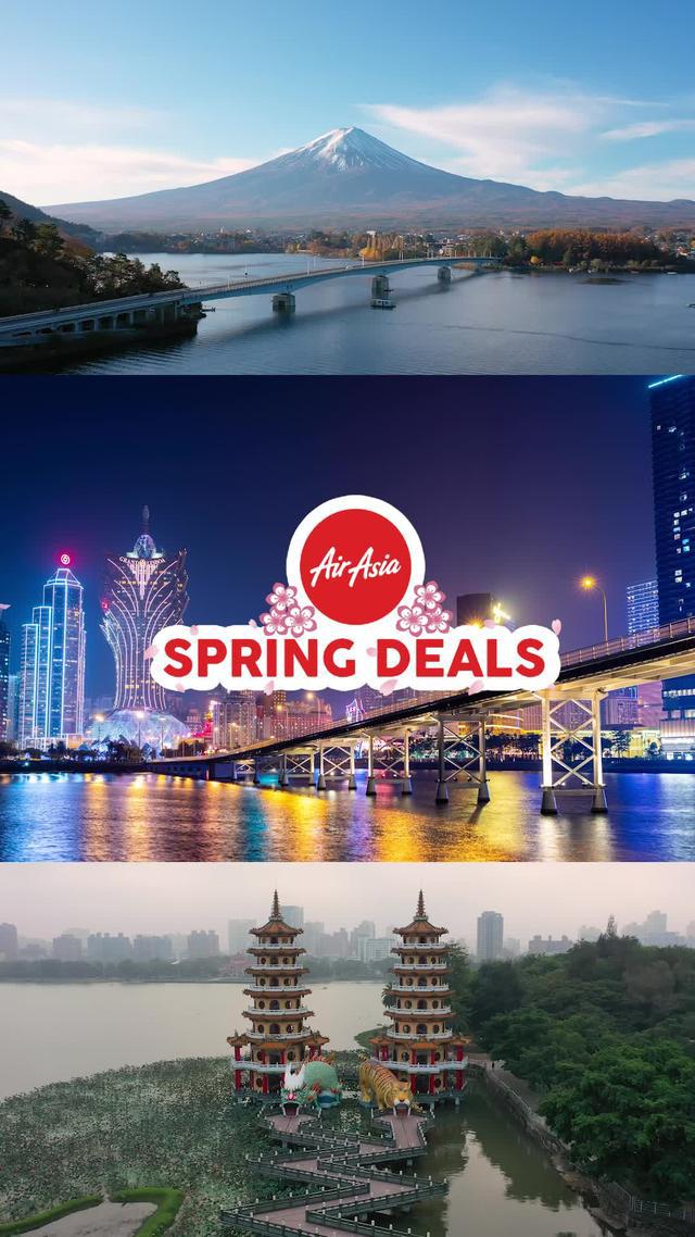 Spring Deals as low as Php 922 from Manila/Cebu to Tokyo, Taipei, Seoul & more!