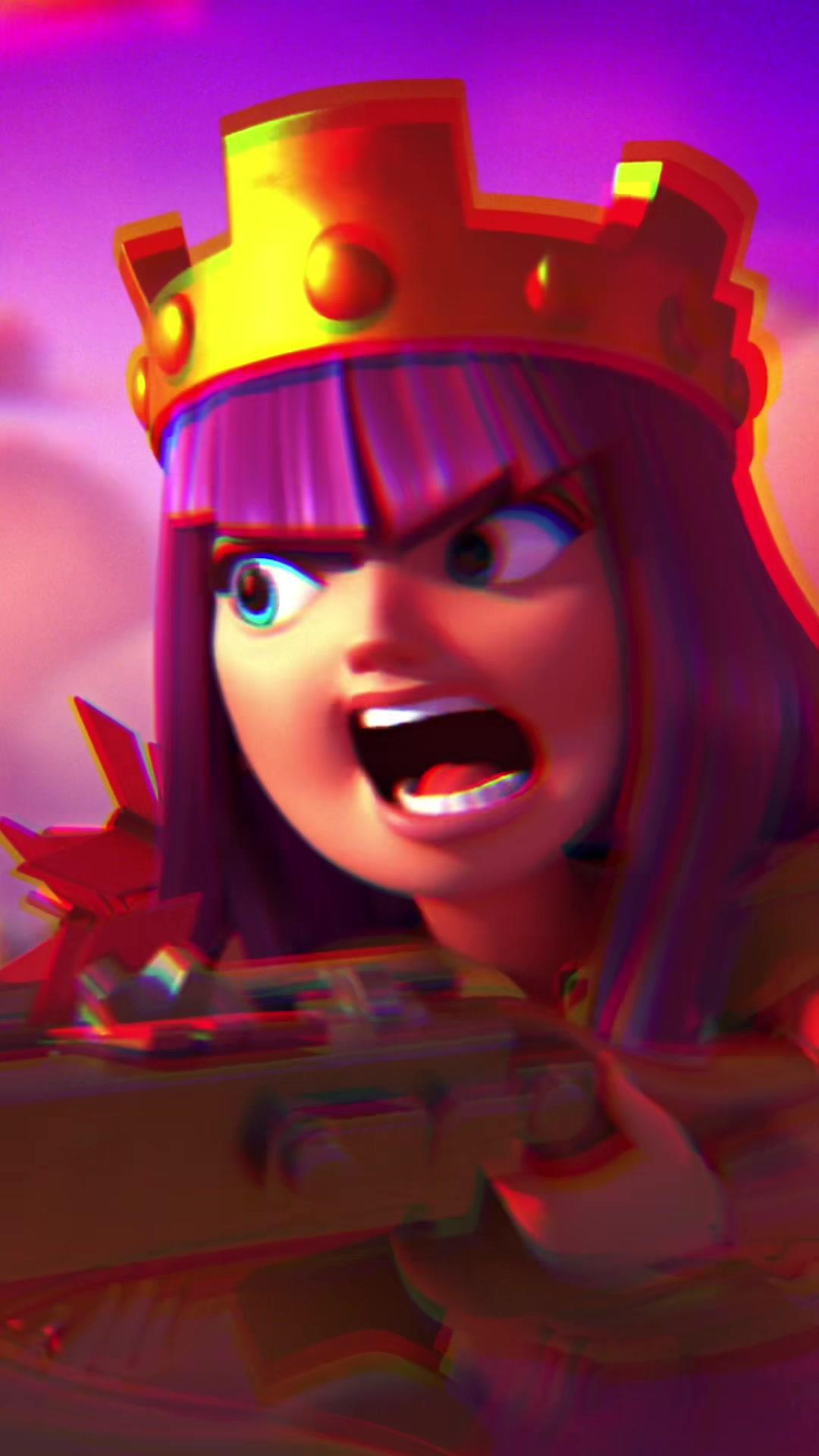 Wrong answers only… why does the Queen hate walls so much? 🏹 #coc #clash #clashofclans #archerqueen