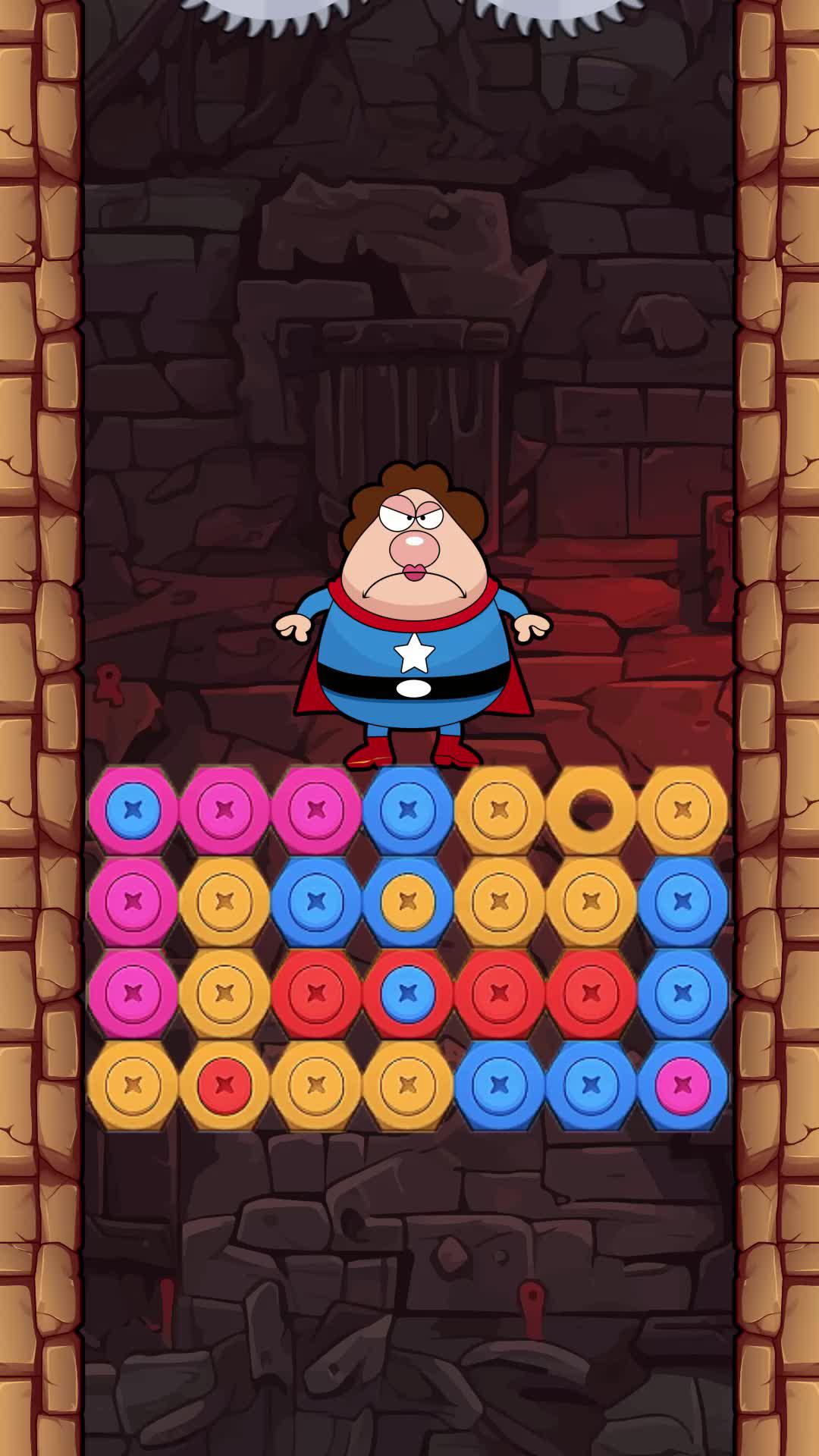 Sort nuts and bolts, swap the right color.