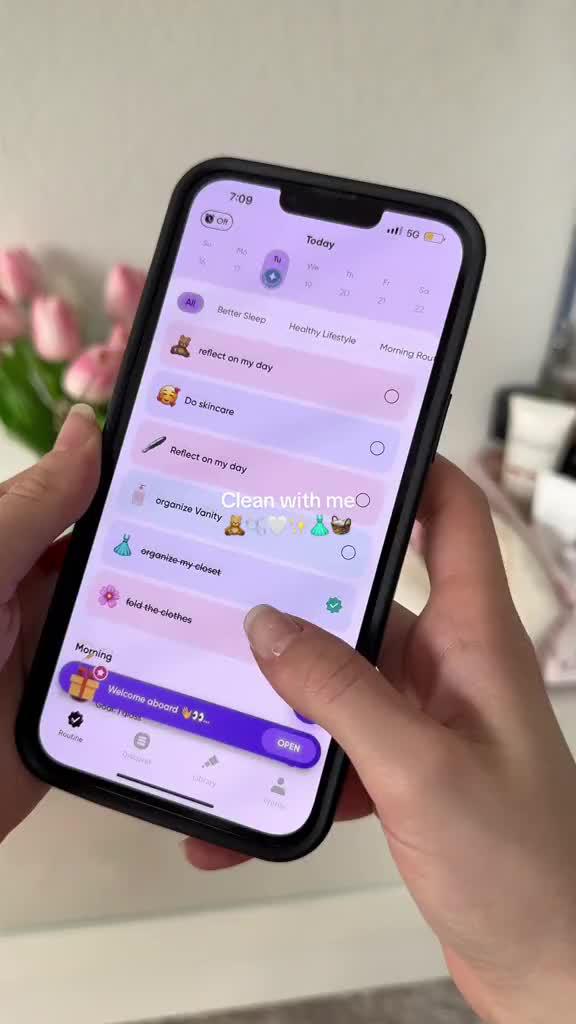 Create routines tailored to your lifestyle, you can make your pleasant every day！