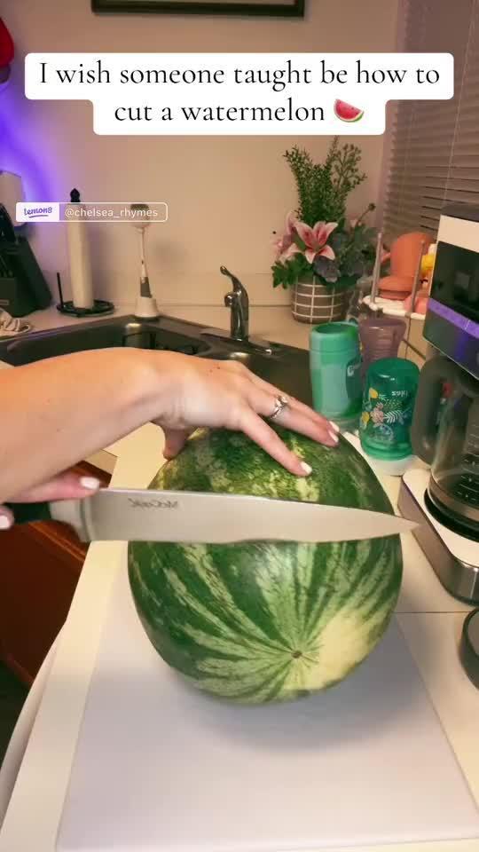 If you didn’t know how to cut a watermelon like myself, for a long time. Here’s a tutorial on how to do so! Enjoy!  Follow chelsea_rhymes on Lemon8 for more! Share your food hacks with the community! #lemon8 #lemon8us #howtocutawatermelon #watermelontutorial
