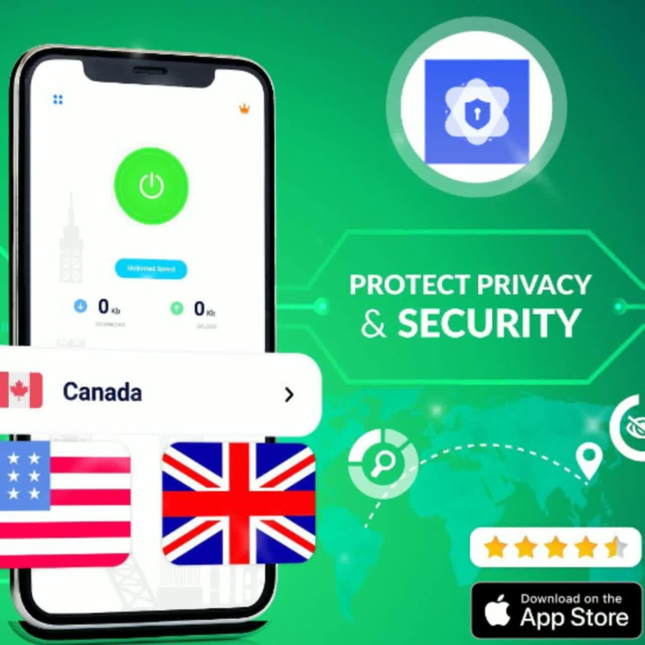 Kết nối nhanh với các nút mạng ở Mỹ, sử dụng miễn phí.