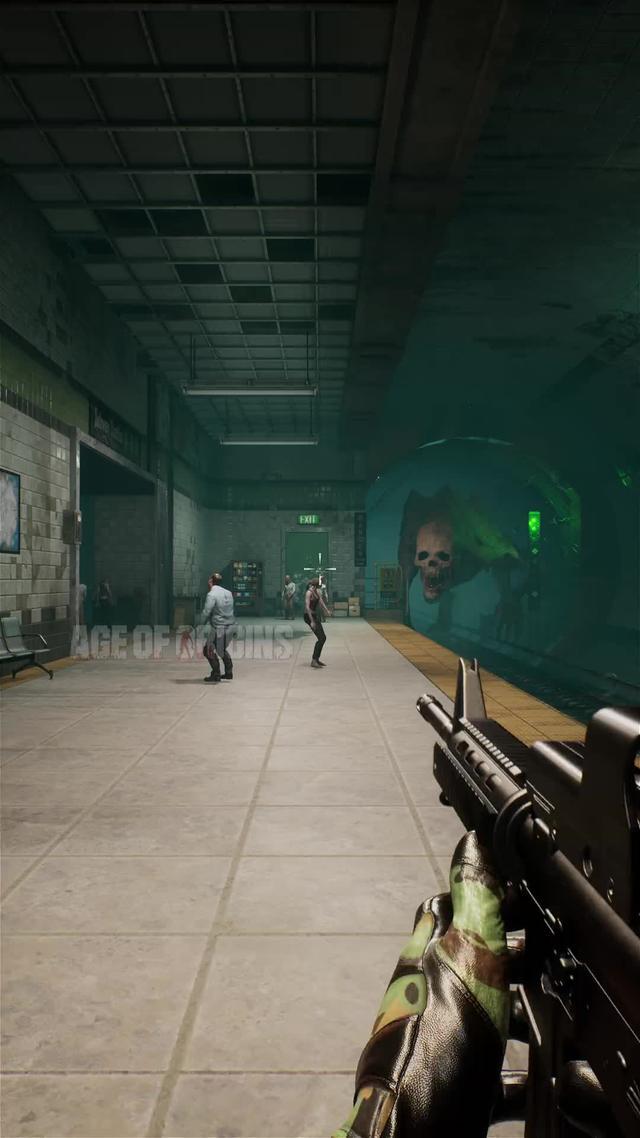 Escape from the zombies and defend your shelter!