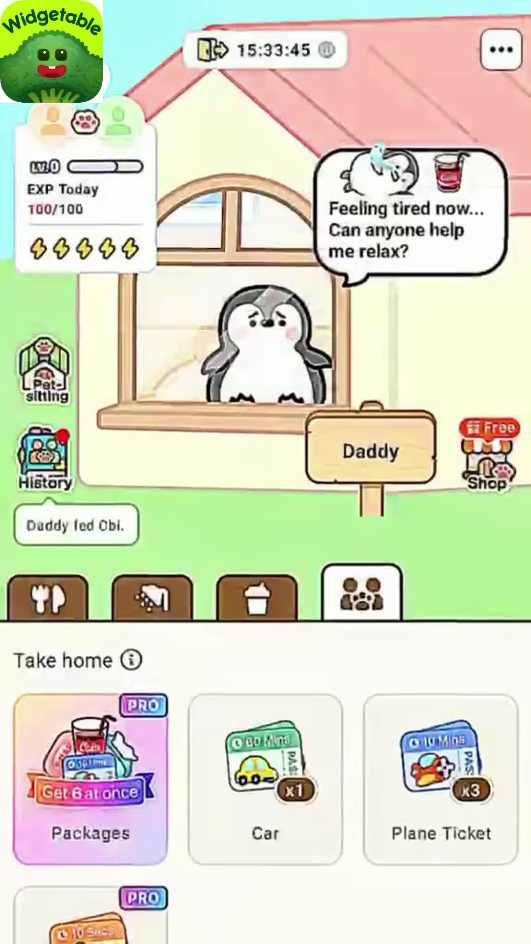 Raise a pet on your lock screen