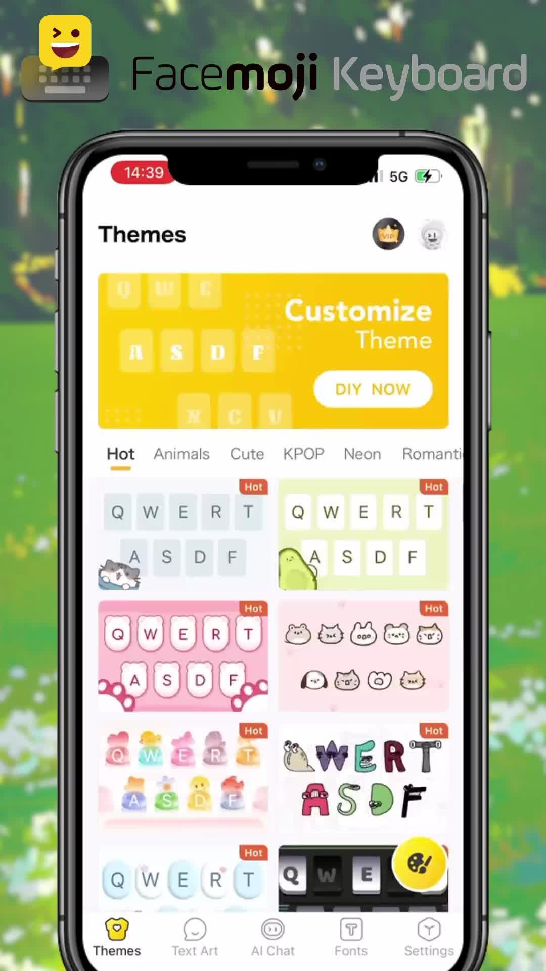 Make your keyboard shine with background animations!