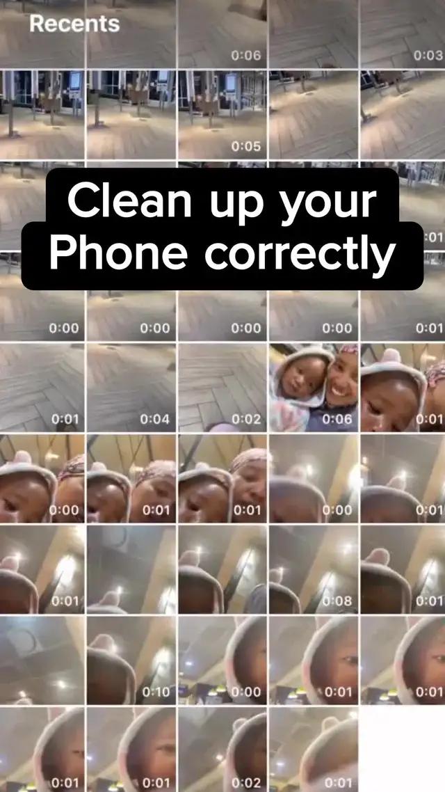 Free up iPhone storage in seconds with Cleanup!