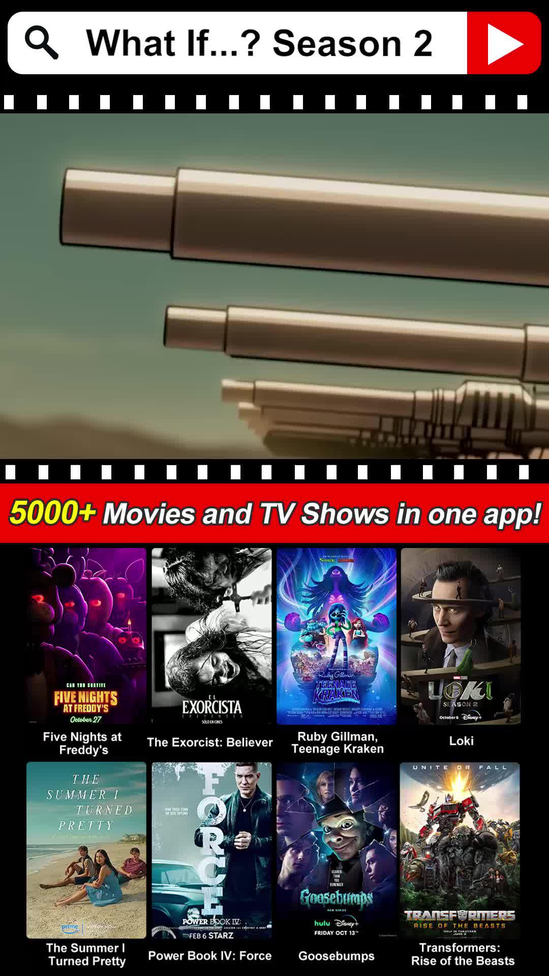 Download to watch the hottest movies and series for free