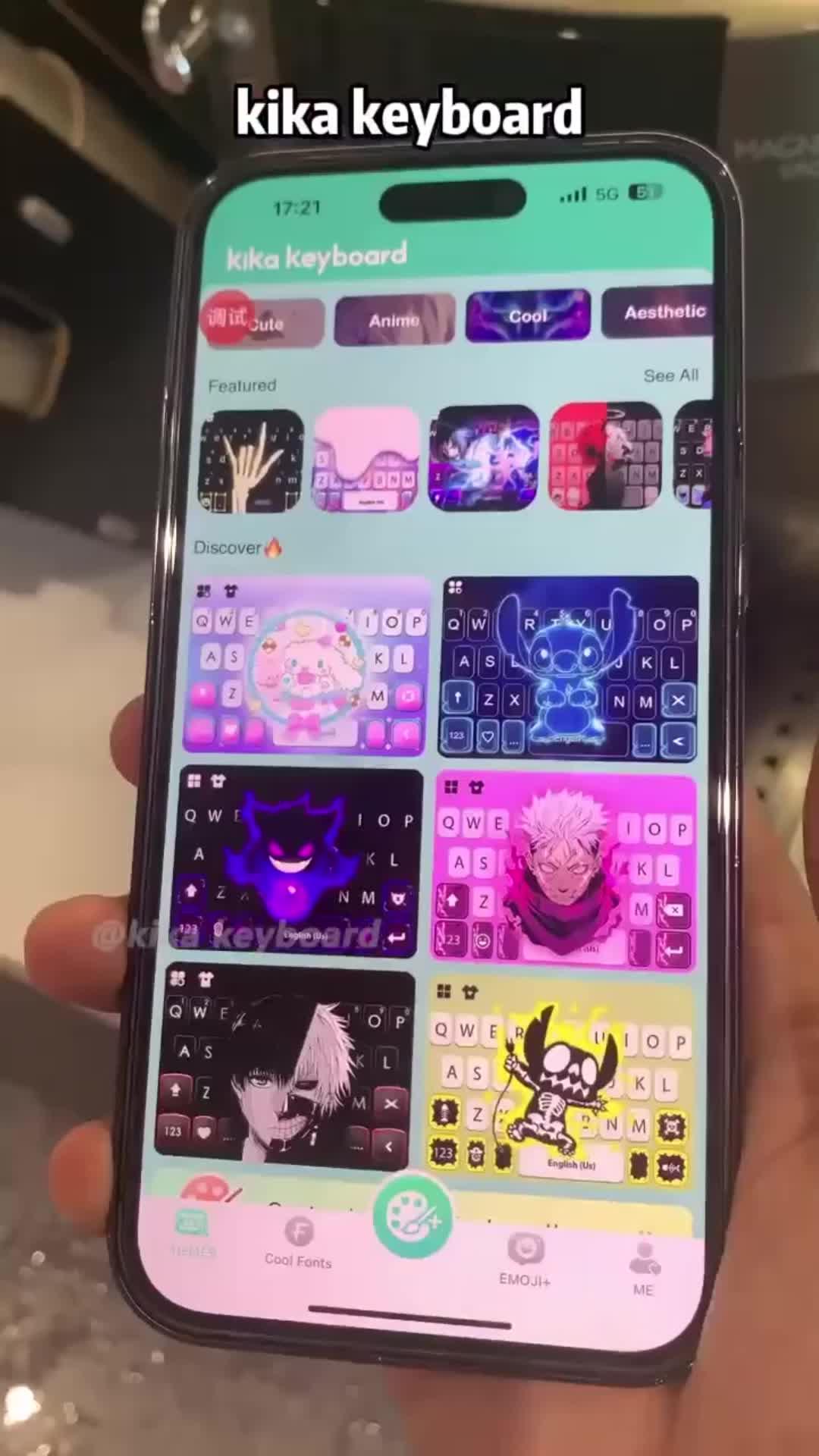 Keyboard app to design keyboard fonts, keyboard theme. Try it on your phone now!