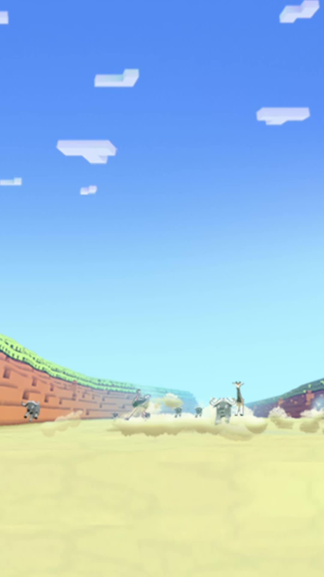 Starte mit einer Kuh, alle Tiere sind darauf angewiesen, gefangen zu werden!