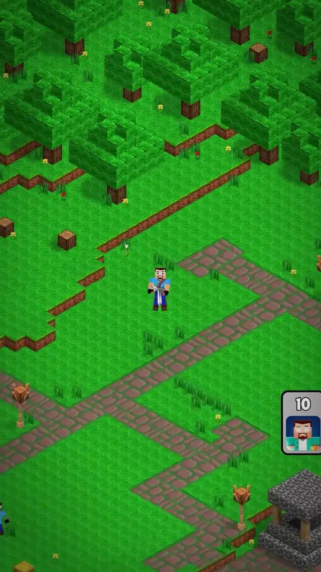 Craft, build a village and defeat zombie!