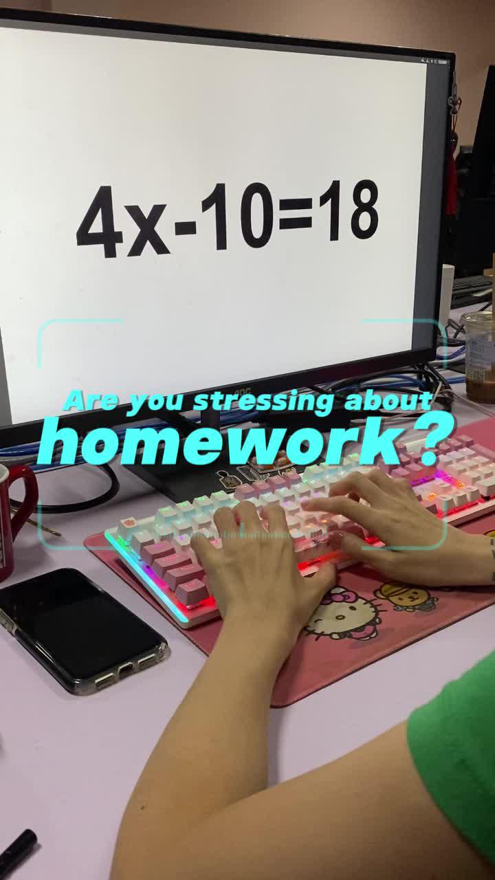 Take a picture of a math problem，and you can get the answer in seconds.