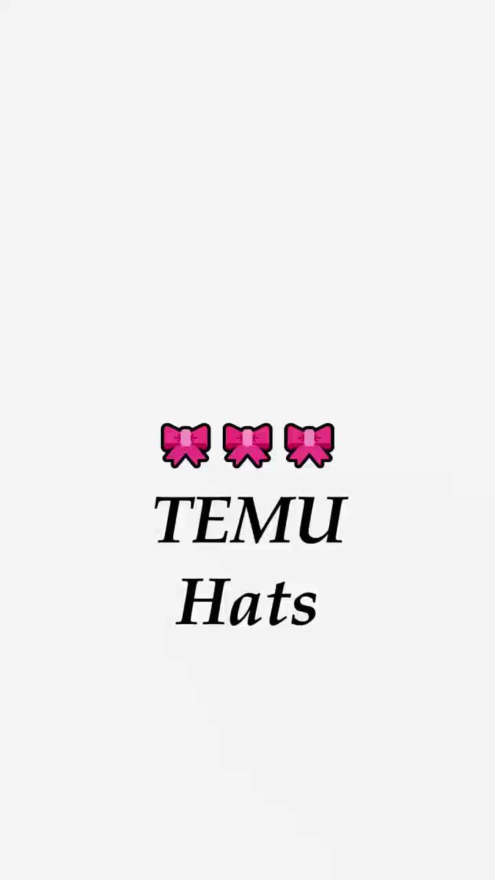 Temu hats Code: dpn6534 for #temu free items, check link in https://temu.to/m/ue3f4qjnup9  (app new users only with qualifying orders) Free shipping on items shipped from Temu, Free Returns for up to 90 days! #foryou #accessory #summer #ootd #clothing #temustyle #temuoutfits #temucodes