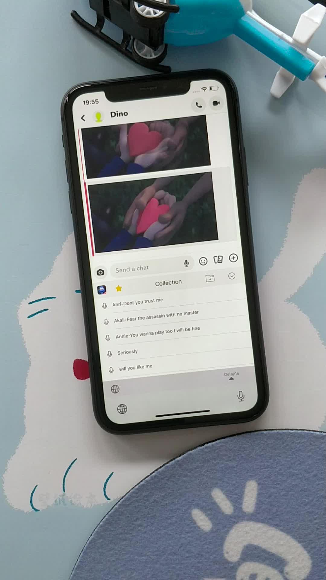 Games or voice chats can be changed in real time.