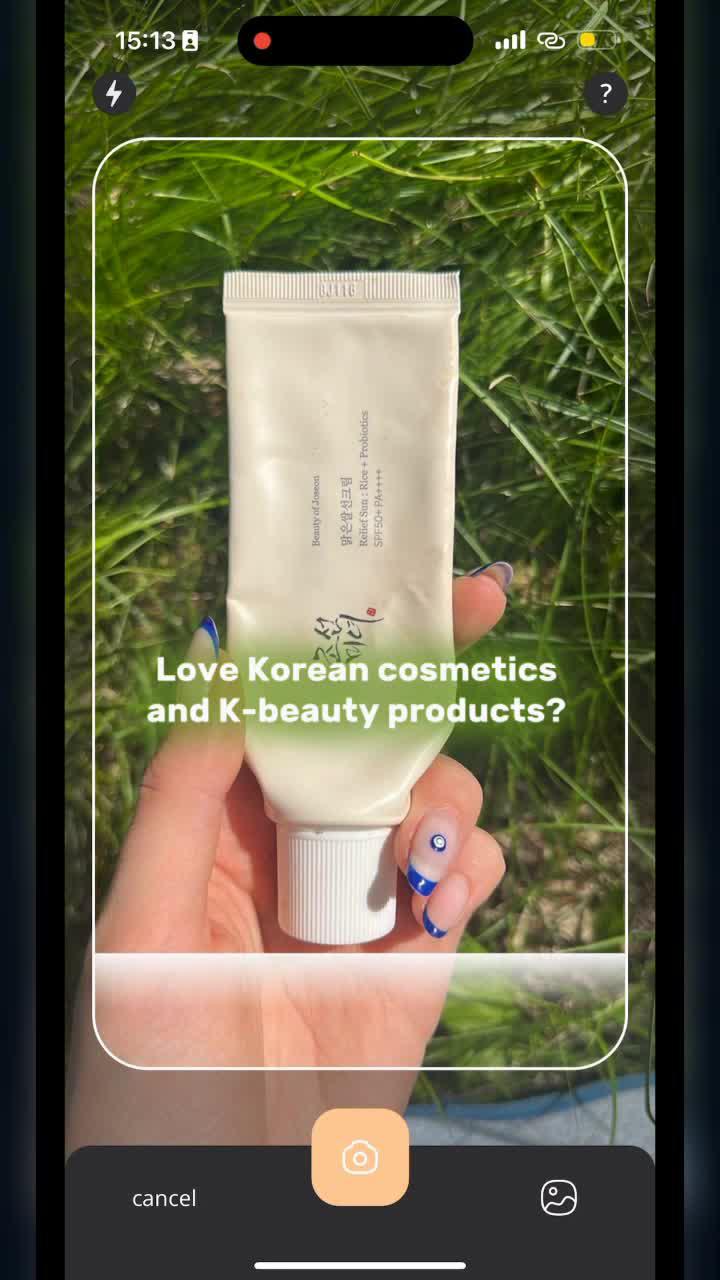 Download free app with Korean beauty