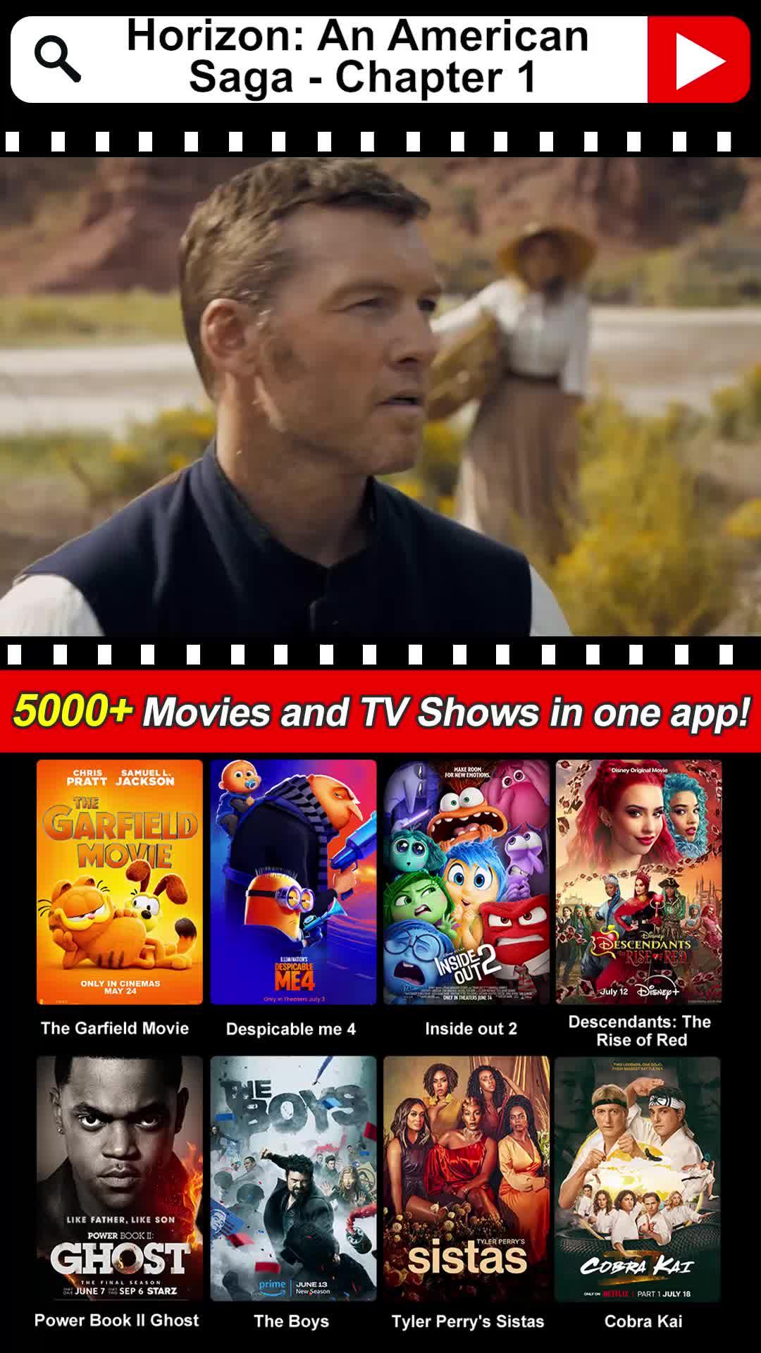Download for free this powerful movie app