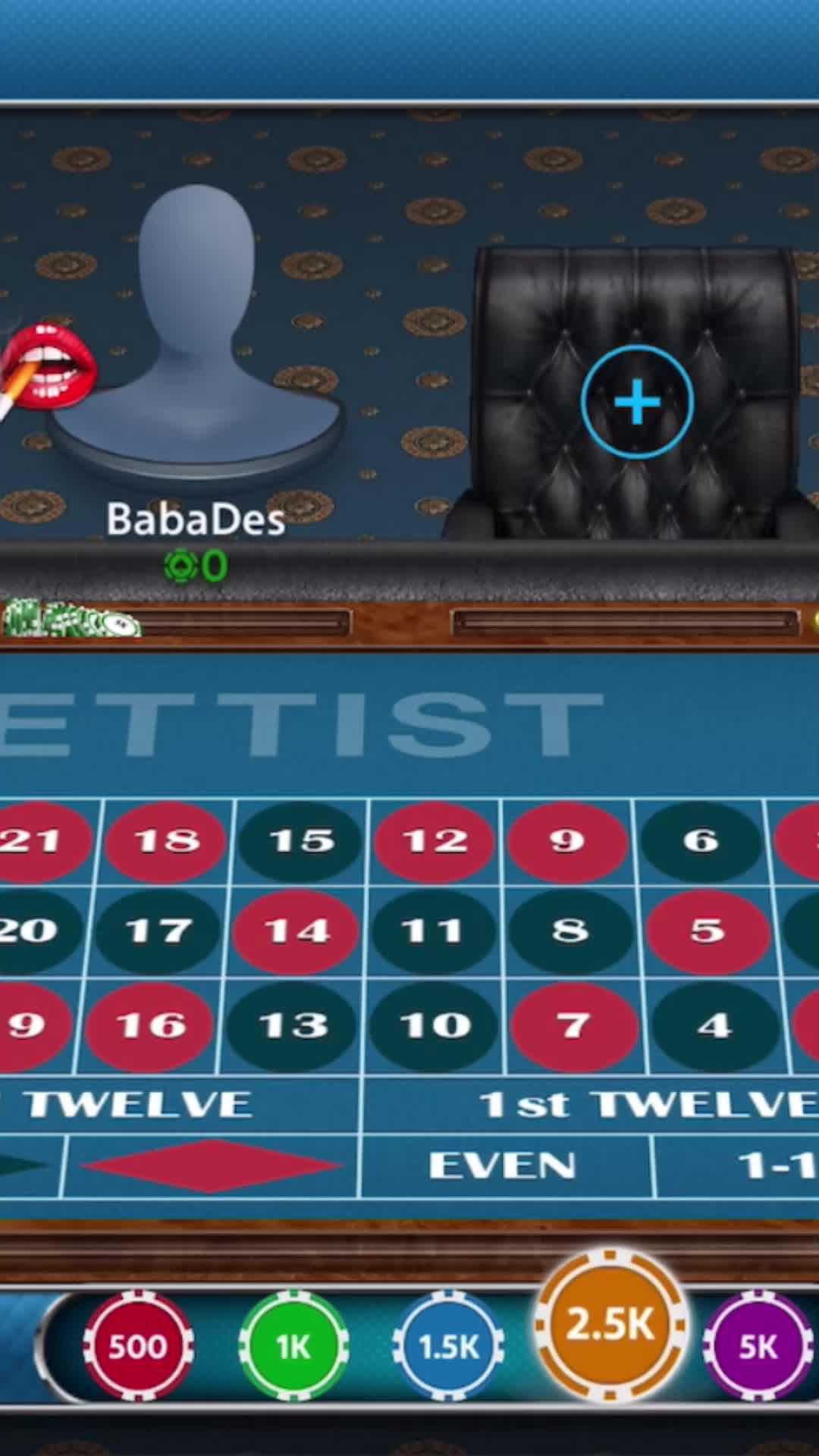 Start playing roulette.  Download the app now.