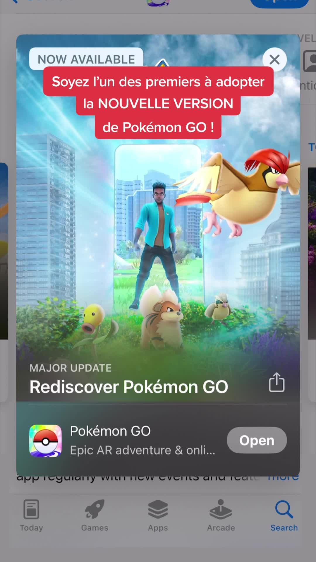 Pokémon GO s’offre une nouvelle jeunesse avec une refonte graphique ! 