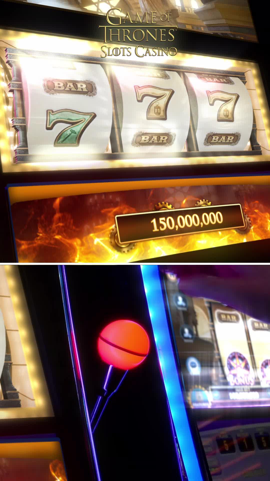 Experience the thrill of Vegas casino slots as you spin across the Seven Kingdoms.