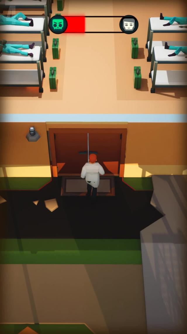 In this game you don't kill zombies, you heal them!