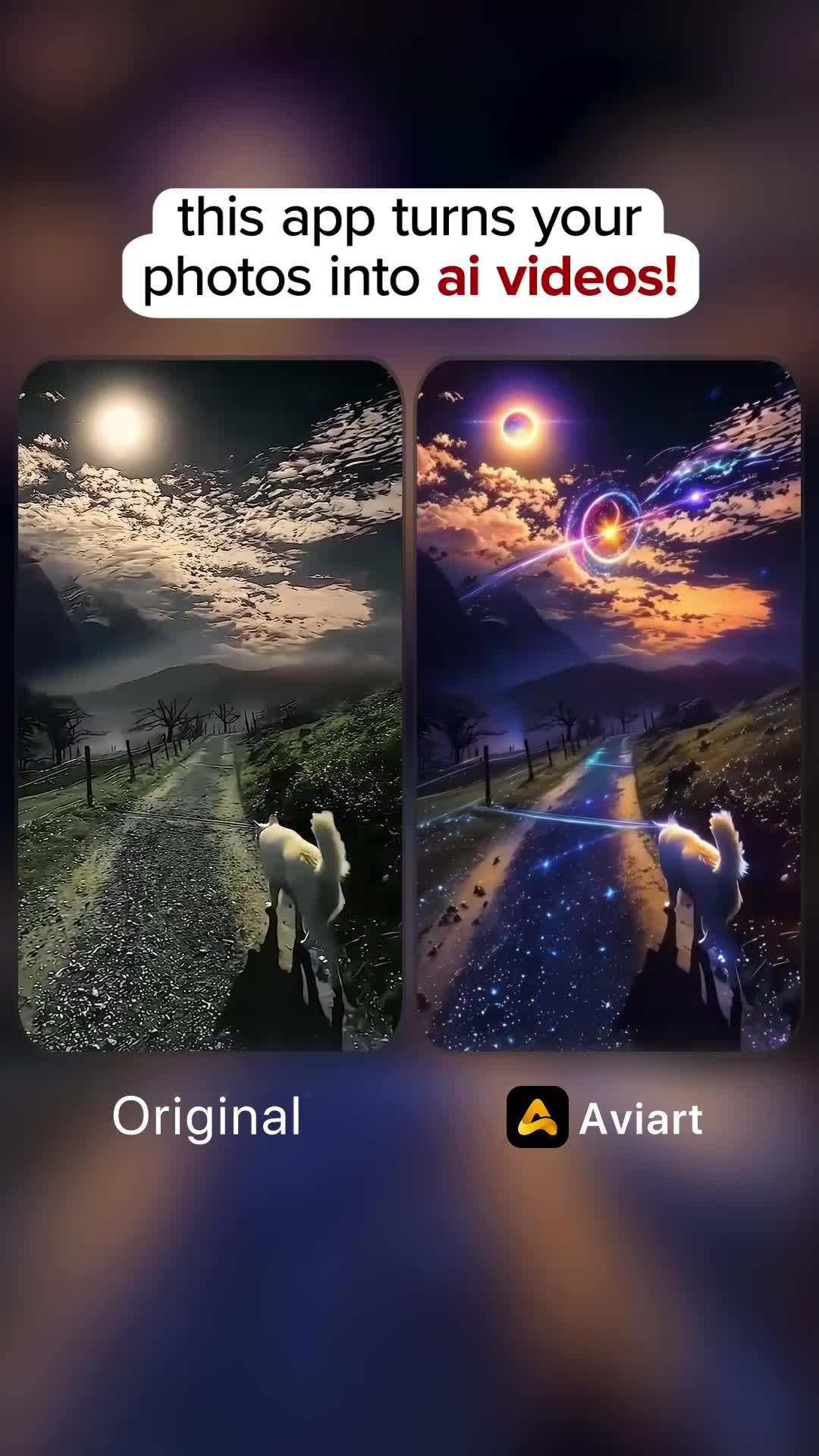 Create magic art in one click!