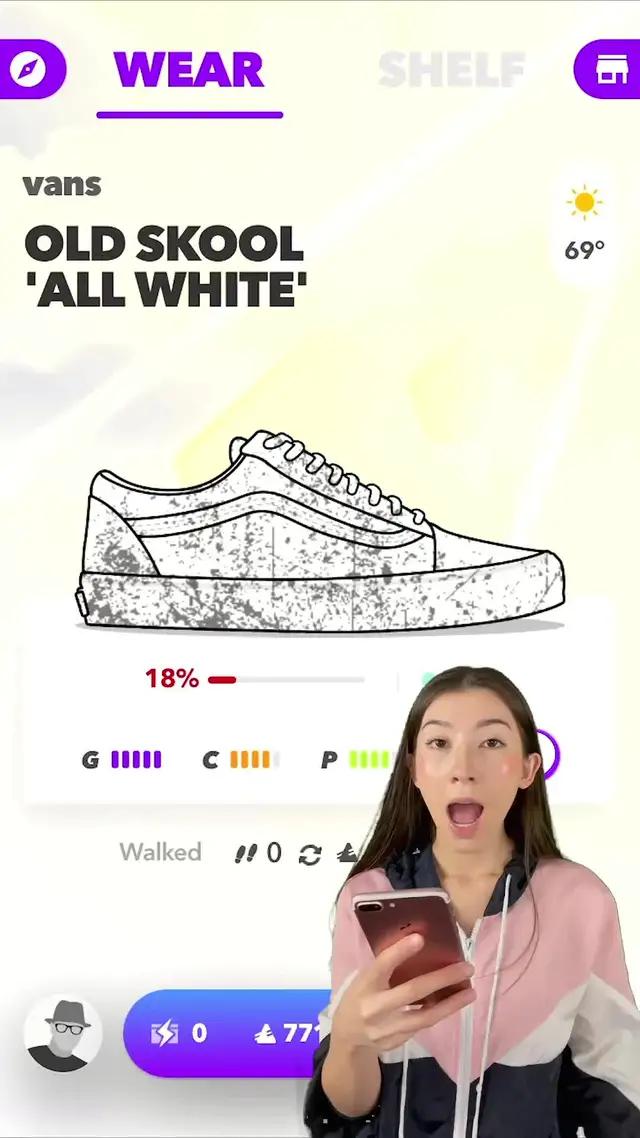 Collect virtual shoes in Aglet!