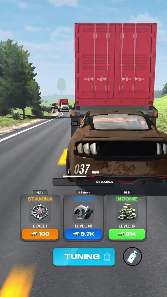 Nothing is better than overtake in the highway!