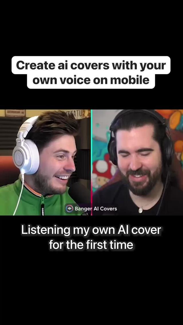 This app creates own voice AI Cover Song Try it Now