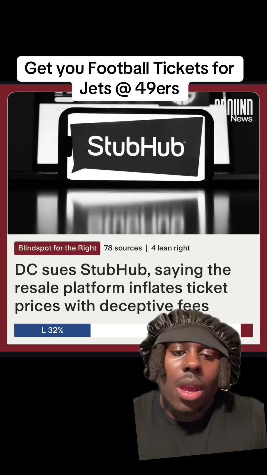 #greenscreen #foryou #49ers #jets #football #nfl #sports get your tickets without deception, @TickPick always got you #tickpick