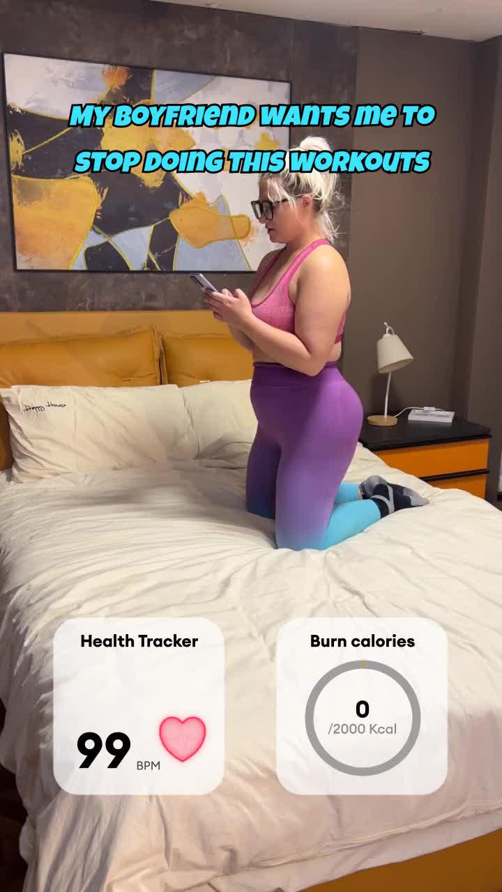 Lazy girl workout! Workout at home at any time, with zero equipment.