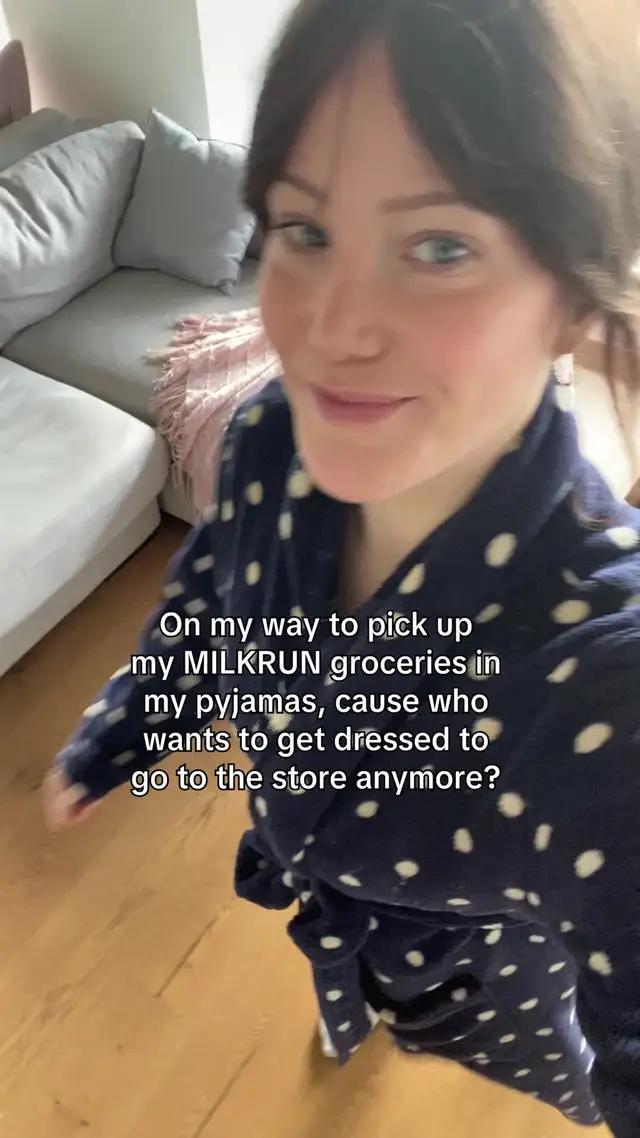 Getting dressed just to get groceries is a thing of the past thanks to MILKRUN