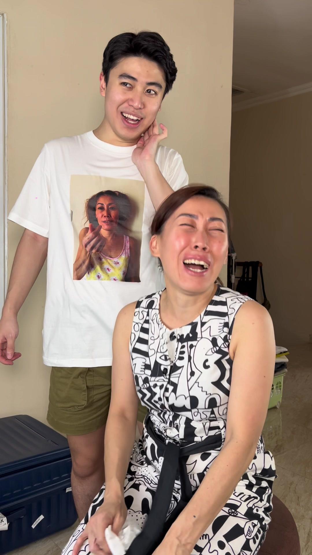 Keluh kesah setiap kali diajak buat konten berdua #cobainkoko  Sayang mama kasih cobain serum @La Roche-Posay Indonesia yang Retinol B3 Serum, bisa dibeli di official shop di @HalodocID #LAROCHEPOSAYID #skinlifechanger #halodocid 