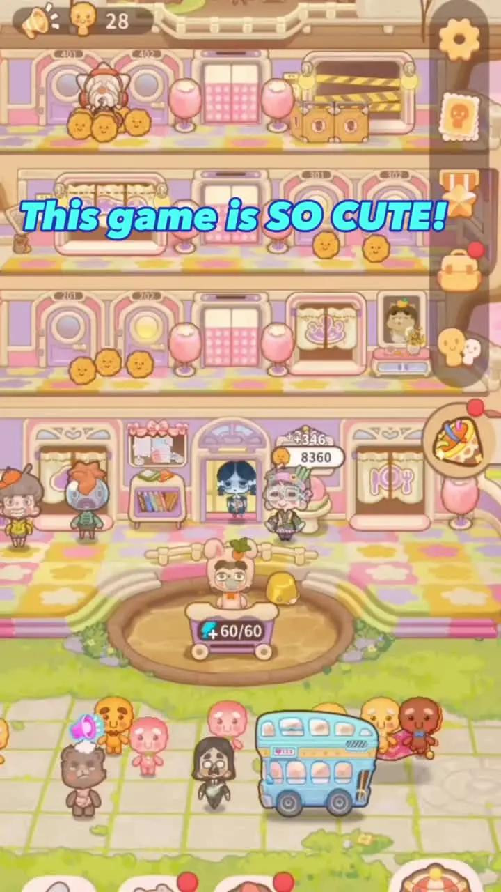 Resortopia, a super cute simulation game! All my friends are playing it!