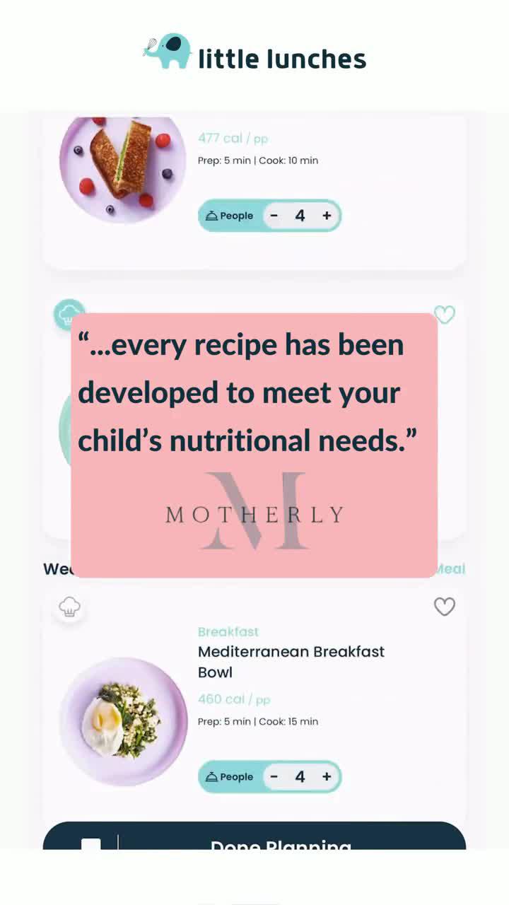Meal plans, recipes, groceries and advice from child nutrition experts. Join today for a free week!