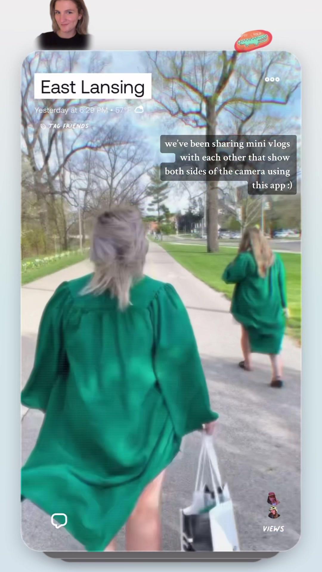 vlogging made so fun on Capture by amo  #msu #capturebyamo #graduation #eastlansing #collegegrad