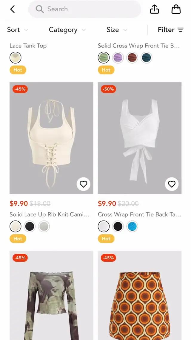 Make a wish！Shop the $9.9 sale zone and get your fav looks for less! For a limited time！