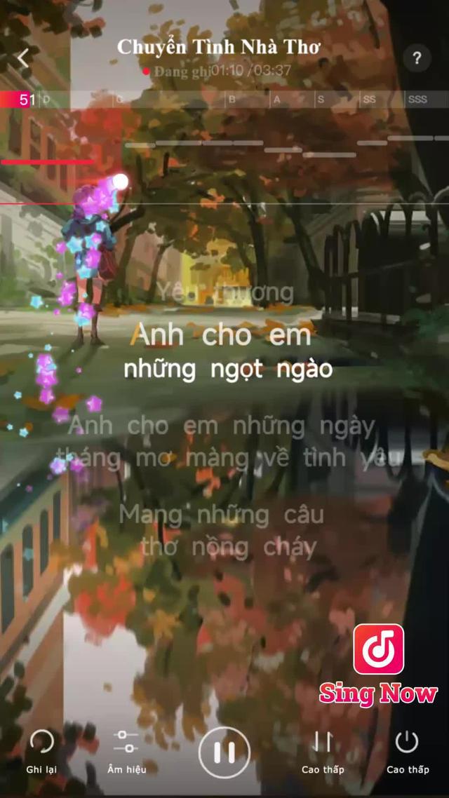 Người đam mê ca hát đều tài Sing Now !