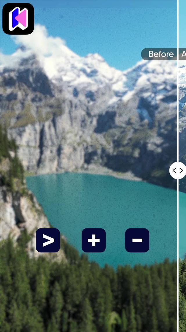 Download KapKap to brighten your video in each frame.