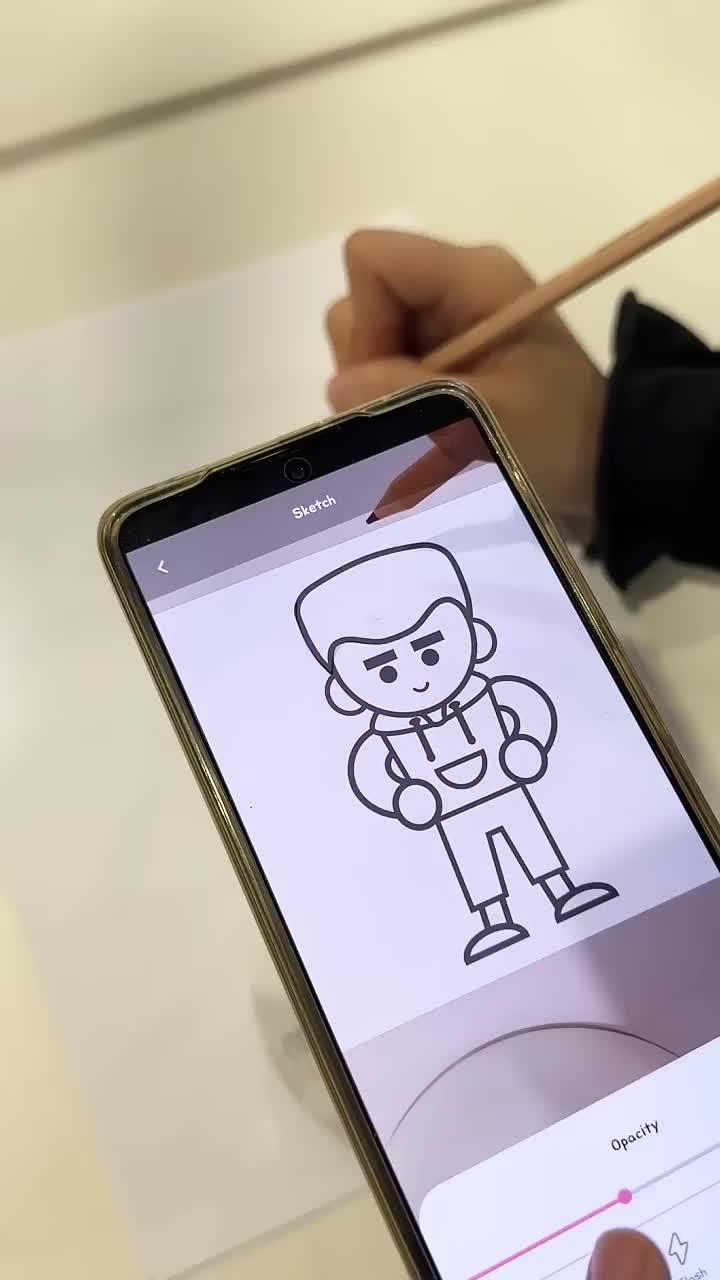 Try the phone app to draw super beautiful pictures