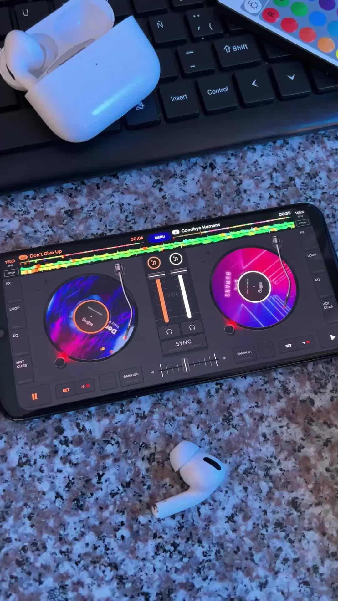 Remix and create rhythm. Choose your favourite beats.