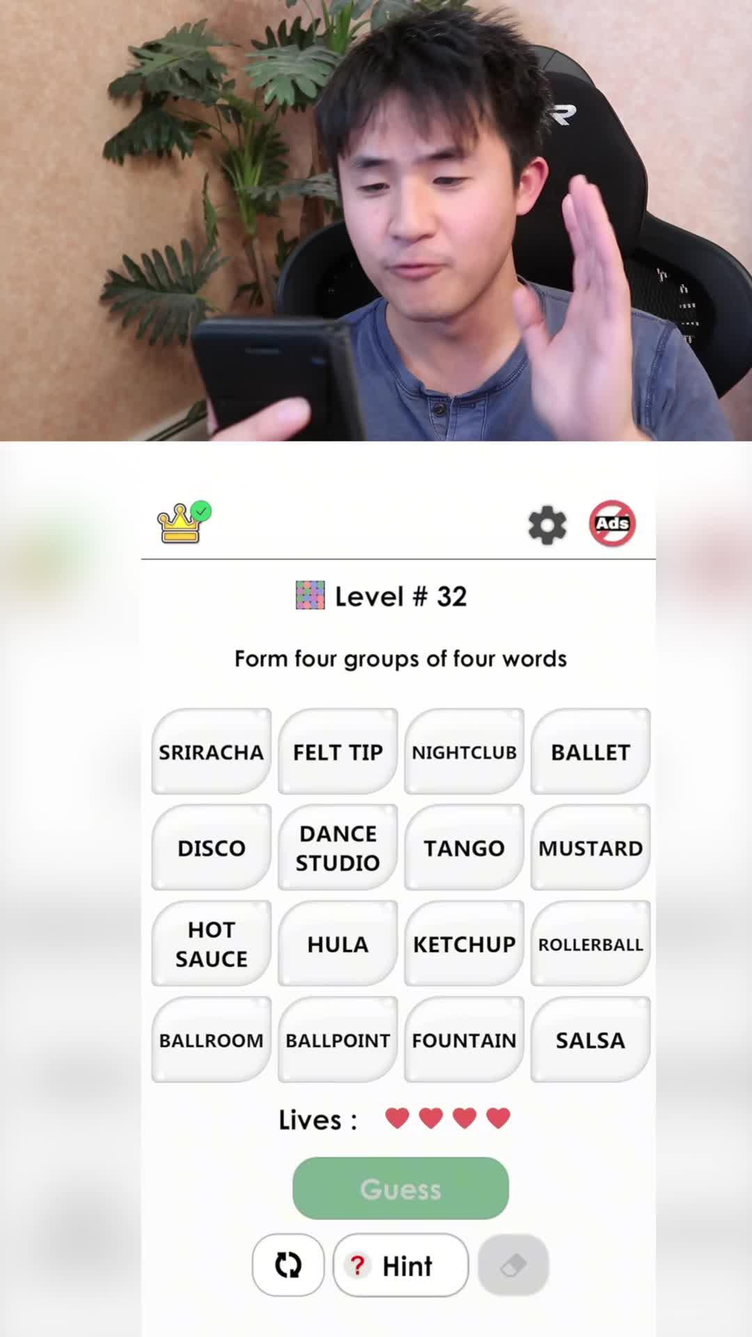 Take on the Words challenge! See if you can even pass level 5 – not everyone can!