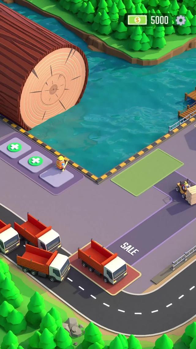 Build your own lumber harvesting empire!