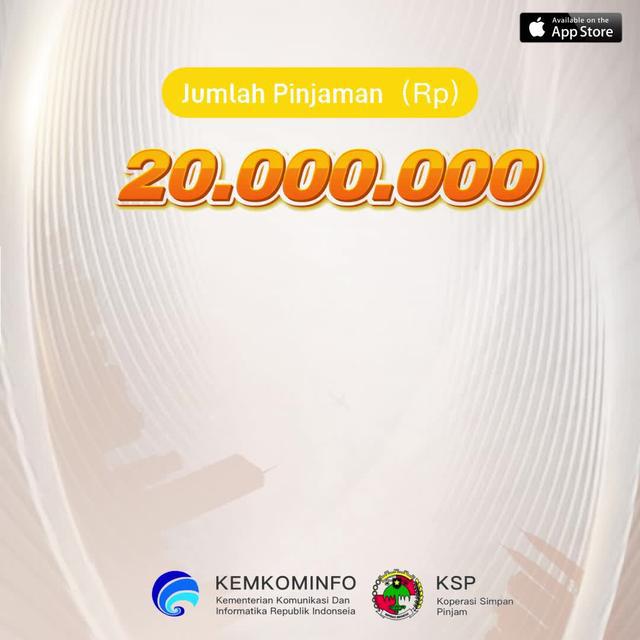 Dapat dipinjam hingga Rp5.000.000!